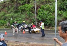 Tragedia en Tacámbaro, árbol aplasta a taxi; hay un muerto y tres heridos