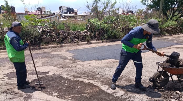 Gobierno de Morelia mantiene labores de bacheo en distintos puntos del municipio