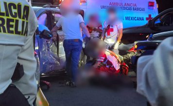 #Video | Identifican a motociclista fallecido tras impacto contra camioneta, en Camelinas y Virrey de Mendoza en Morelia