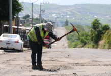 Gobierno de Morelia realiza jornadas permanentes de bacheo en distintos puntos de la ciudad