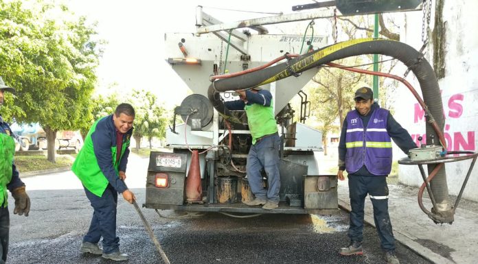 Gobierno de Morelia da mantenimiento al Periférico en zona de Terminal de Autobuses