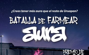 ¡Hoy domingo la batalla de farmear aura en el teleférico de Uruapan!