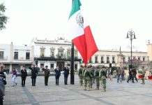 Alfonso Martínez Alcázar encabeza izamiento de Bandera y da inicio a los festejos patrios en Morelia