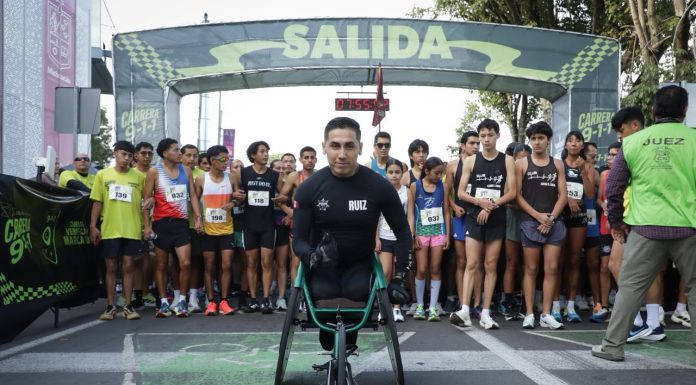 Carrera 911 contra la extorsión reunió a más de mil corredoras y corredores en Uruapan