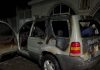 Delincuentes queman camioneta de creador de contenido y fotógrafo, en Jiquilpan