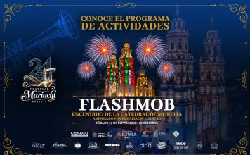 Morelia vivirá esta noche un Flashmob con Mariachi Libertad durante el encendido de su Catedral
