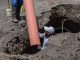 Ooapas repara socavón en Lomas del Valle y sustituye tramo de drenaje dañado