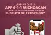 App 911 Michoacán: una herramienta importante para denunciar la extorsión
