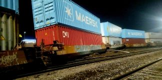 Vagón de tren se descarrila en patio de maniobras de Morelia, a un costado de la Ave. Periodismo