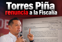 Carlos Torres Piña presenta renuncia a la FGE y abre nueva etapa en su trayectoria de servicio público