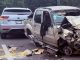 Se registra volcadura de camioneta en el Libramiento Norponiente de Morelia