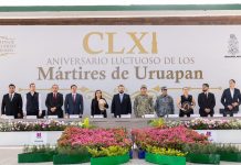 Encabeza Raúl Zepeda ceremonia por el 161 aniversario luctuoso de los Mártires de Uruapan