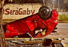 Hombre muere en fatal volcadura vehicular sobre el Libramiento de Uruapan