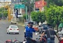 Motociclista se accidenta tras atropellar a un perro al norte de Morelia