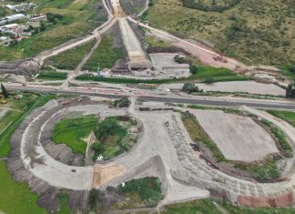 A un 66 % de avance, tramo del segundo anillo periférico que conectará Charo con Tarímbaro