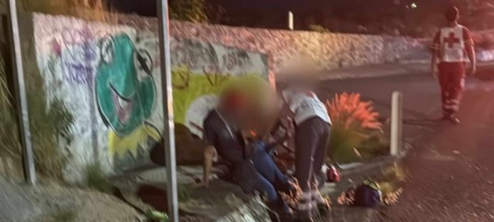 MORELIA Derrapa motociclista en el Ramal Camelinas de Morelia (1)