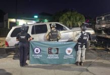SSP, Defensa y GN localizan tres camionetas abandonadas en Apatzingán