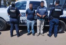 GC Pátzcuaro captura a 2 sujetos y recuperan vehículo robado