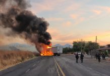 Agresión armada contra Guardia Nacional en la México – Guadalajara desata quema de vehículos