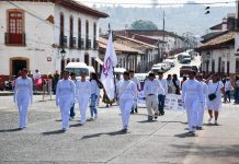 Julio Arreola Encabeza Marcha y Mensaje por la Paz en Pátzcuaro
